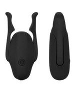 Черные виброзажимы для сосков Nipple Play Rechargeable Nipplettes (Цвет: черный)