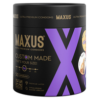 Премиальные увеличенные презервативы №50 в железном кейсе Maxus Custom Made 56 X-Edition 50шт