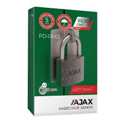 Замок навесной AJAX PD-01-63 /42241/
