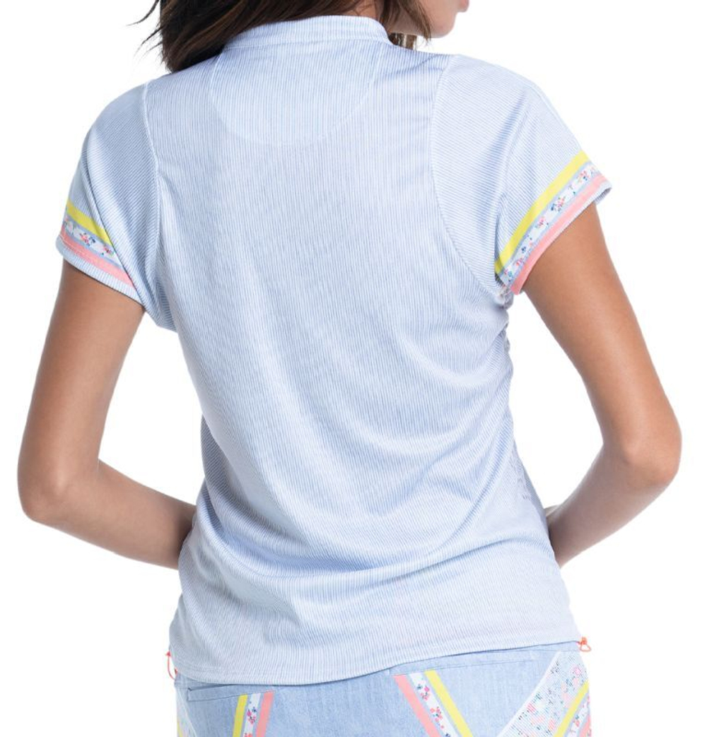 Женская теннисная футболка Lucky in Love Liberty In Love Chambray Blossom - light denim