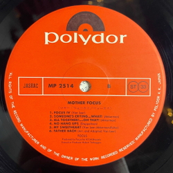 Винтажная виниловая пластинка LP Focus Mother Focus (Japan 1976) (No Obi) Hard Vanilla
