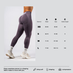 Леггинсы High-Waist Push-Up Leggings FLOW SEAMLESS 496 Винные
