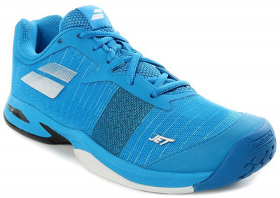 детские Кроссовки теннисные Babolat Jet All Court Junior - diva blue/white