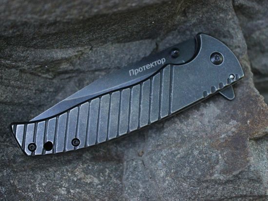 Складной нож МАСТЕР К Протектор M9678 c клинком из стали 3Cr13MoV, рукоять Stainless Steel