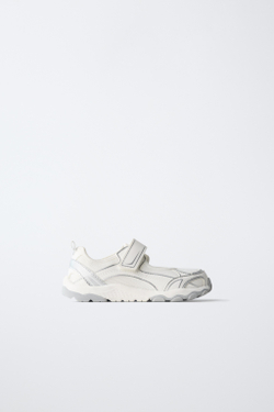 ZARA КРОССОВКИ BAREFOOT, БЕЛЫЙ