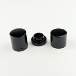 Колпачок ALUCAP GRAND black shiny с кольцом