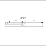 Душевой уголок Vincea Комо-Н (Como-N) VSR-4CN9014CLB, 1400*900, черный, стекло прозрачное