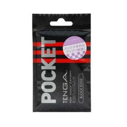 TENGA Pocket Мастурбатор Block Edge