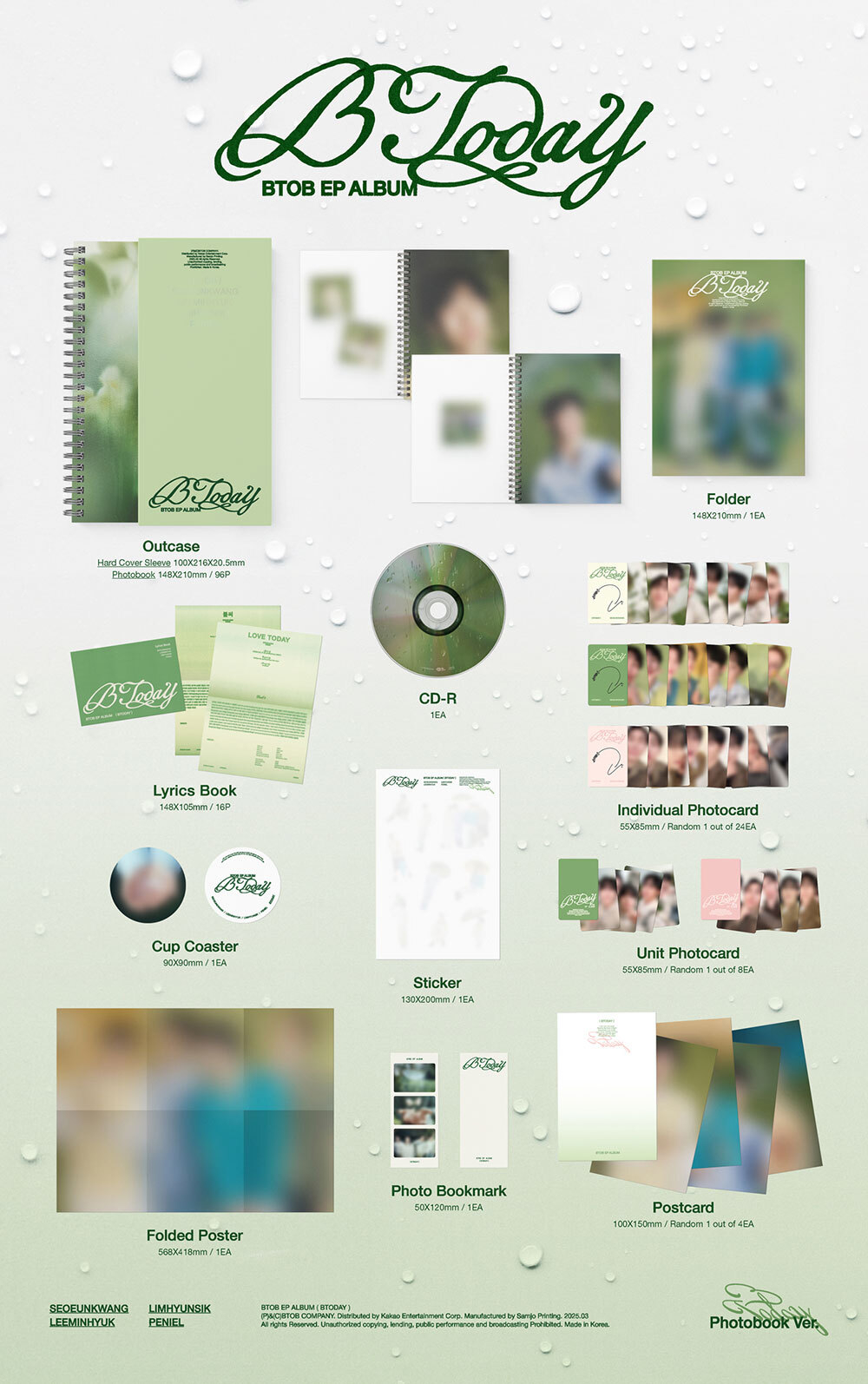Альбом BTOB - EP Album [BTODAY] (Photobook Ver.)