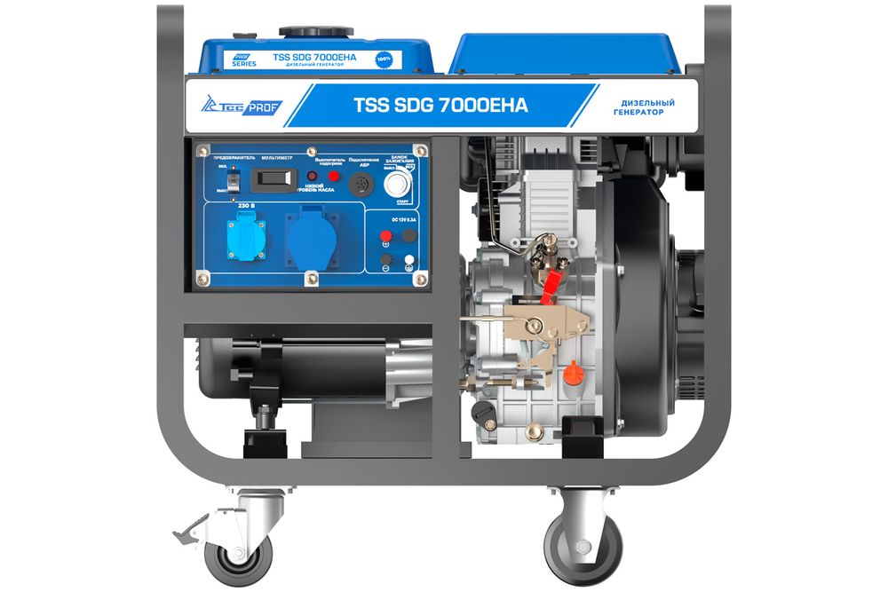 Дизель генератор TSS SDG 7000EHA - [6.5 кВт / 28,2 А] эл. старт