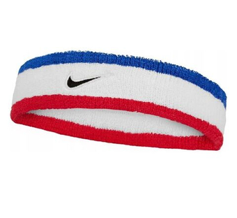 Повязка на голову теннисная Nike Swoosh Headband - game royal/university red/black