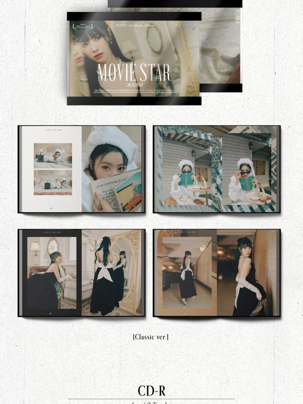 Альбом MIJOO - MOVIE STAR 1st Single Album 2 Version SET