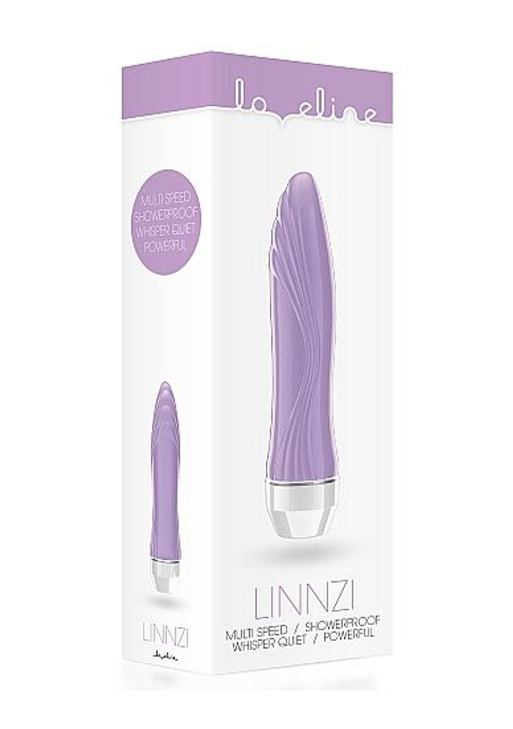 Фиолетовый вибратор Linnzi в форме крыла - 14,8 см. (Цвет: фиолетовый)
