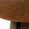 Обеденный стол Louis Ø120, шпон ореха