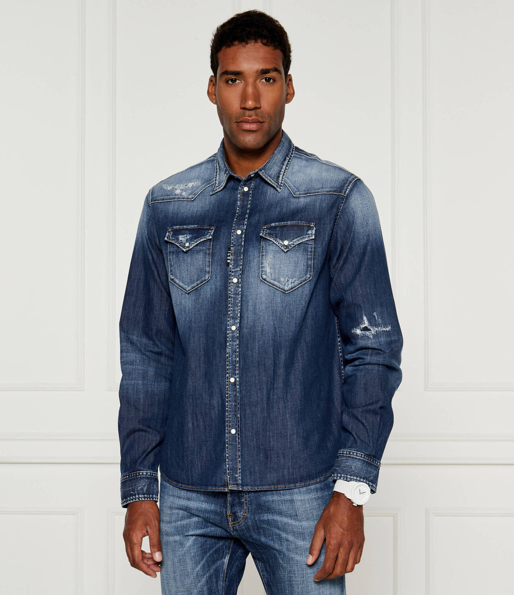 Рубашка Icon Dsquared2 - голубой(S79DL0049 S30341)