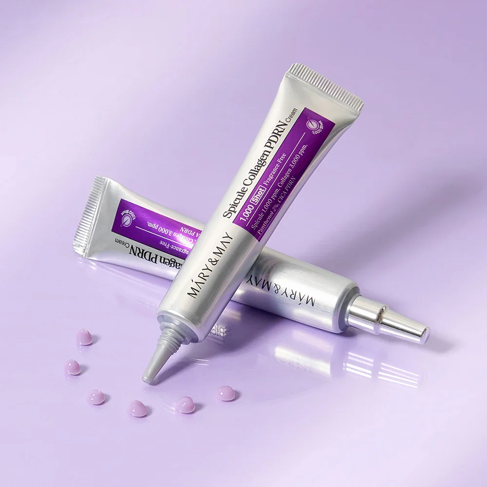 Mary&May Spicule Collagen PDRN Cream крем для лица с микро-спикулами, коллагеном и PDRN