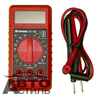 Мультиметр DT182 Ермак цифровой мини 660001 уп