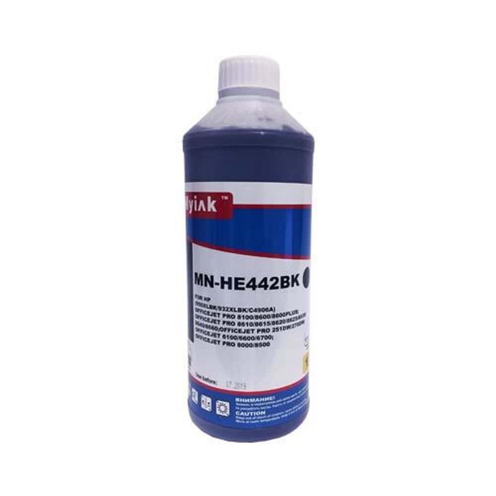 Чернила для HP (178/920/655/932/934/940/950/GT51/GT52/GT53) CB316/CB321 (1л, black, Pigment) HI-BK442 EverBrite™ MyInk