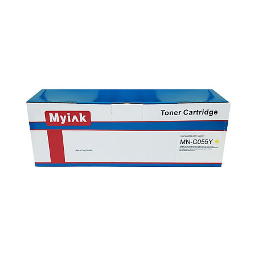 Картридж MyInk, аналог CANON 055 для LBP-663/ 664/MF746/742/744 желтый (2,1K)