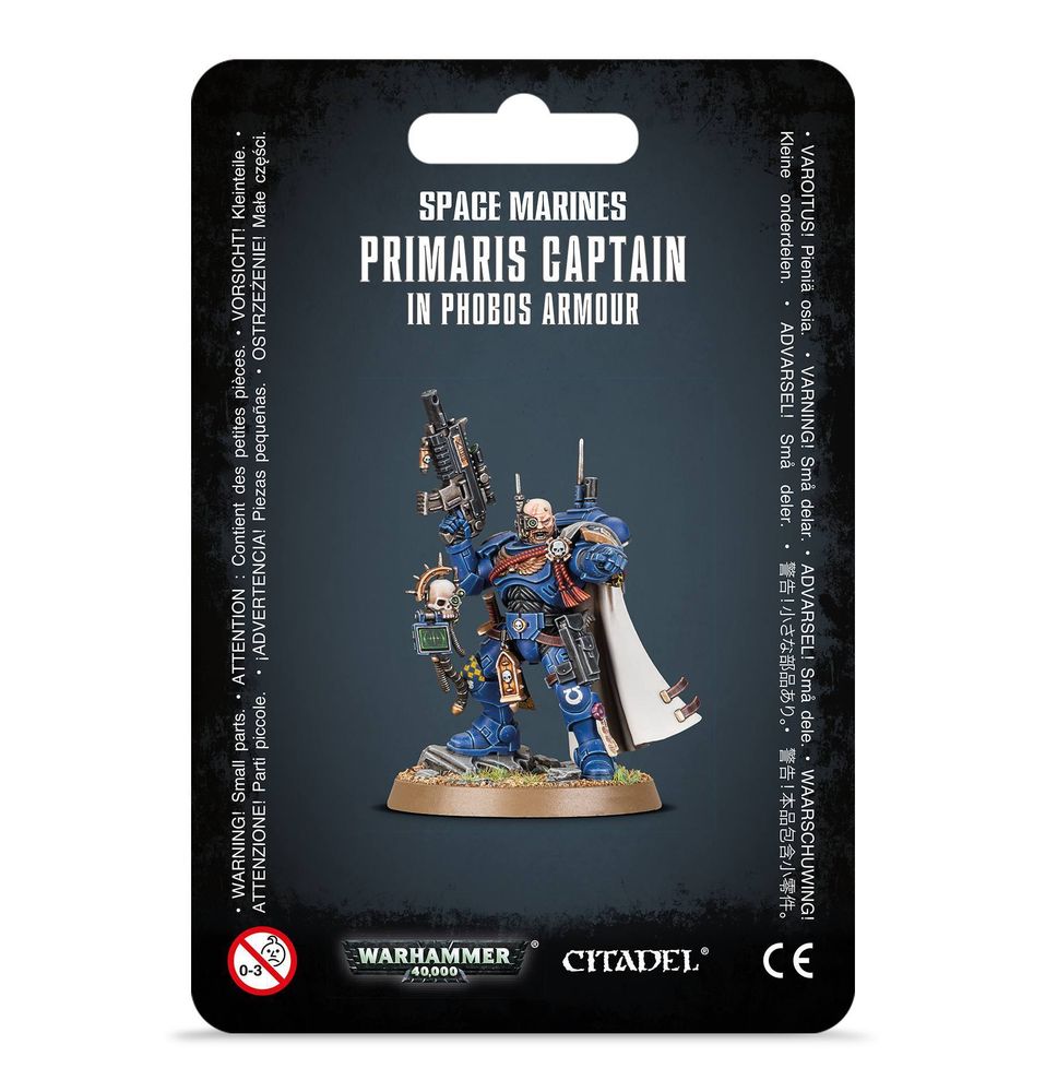 Space Marines Primaris Captain in Phobos Armour Space Marines Primaris Captain in Phobos Armour