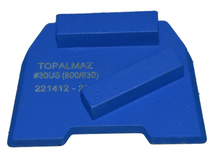 Пад алмазный шлифовальный (EURO) SOFT TOPALMAZ #30, 50, 100 грит. Очень твёрдый бетон