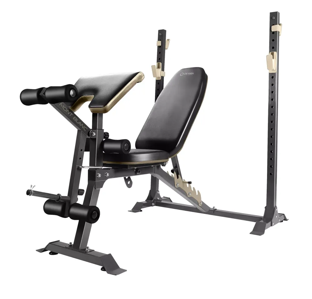 Скамья силовая черная OXYGEN FITNESS MONT BLANC