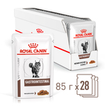 Royal Canin Gastrointestinal Гастроинтестинал Корм влажный диета для взрослых кошек при расстройствах пищеварения 85г