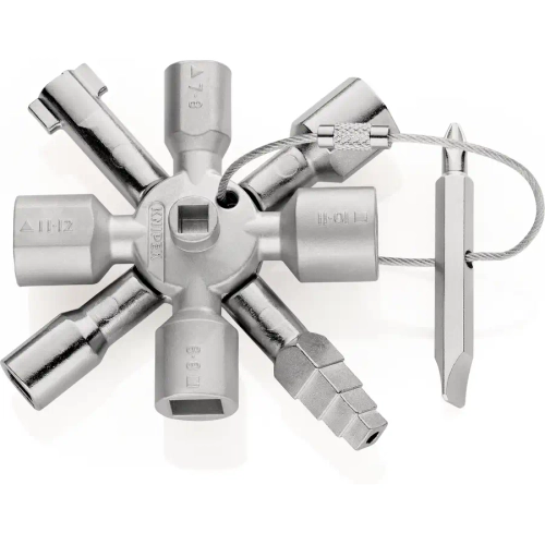 Ключ для шкафов TwinKey® 92 мм Knipex 00 11 01