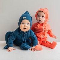 Слип на молнии с рюшей "Персик" 0+