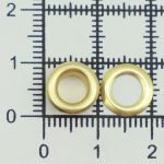 Люверсы металл ⌀5.0 мм (внутр.), h=4.0 мм, внешн. ⌀10.0 мм, золото, 100 шт, BIG