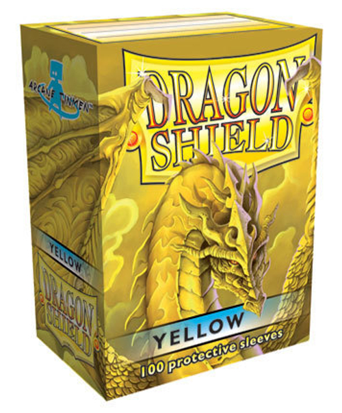 Dragon Shield - Желтые протекторы 100 штук