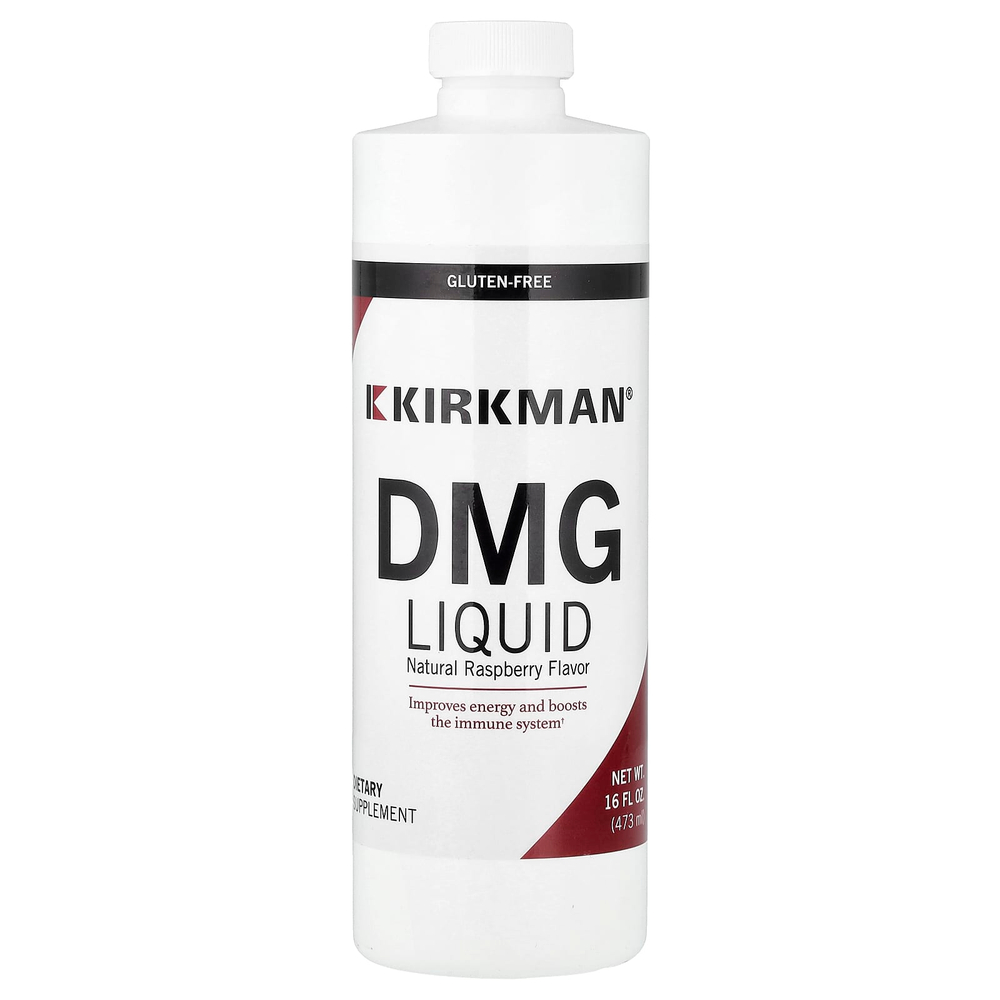 Kirkman Labs, DMG Liquid, натуральная малина, 473 мл (16 жидк. унц.)