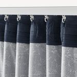 Комплект штор IKEA TRYSTAVMAL (ТРИСТЯВМАЛЬ), Темно-синий с рисунком, 145x250 см, 2 шт