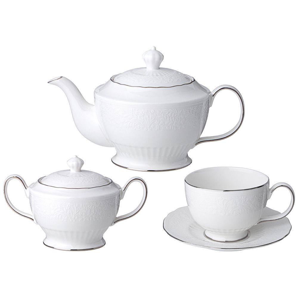ЧАЙНЫЙ СЕРВИЗ LEFARD "BOUQUET" НА 6 ПЕР. 14 ПР. 900/400/280 МЛ (КОР=4НАБ.)