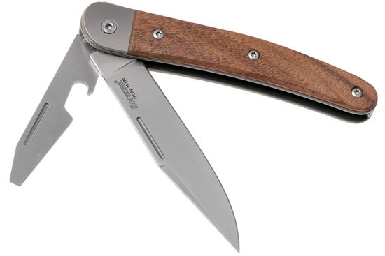 Складной нож Lion Steel "Jack" L/JK2 ST c клинком из стали Böhler M390 Microclean®, рукоять дерево (Сантос)