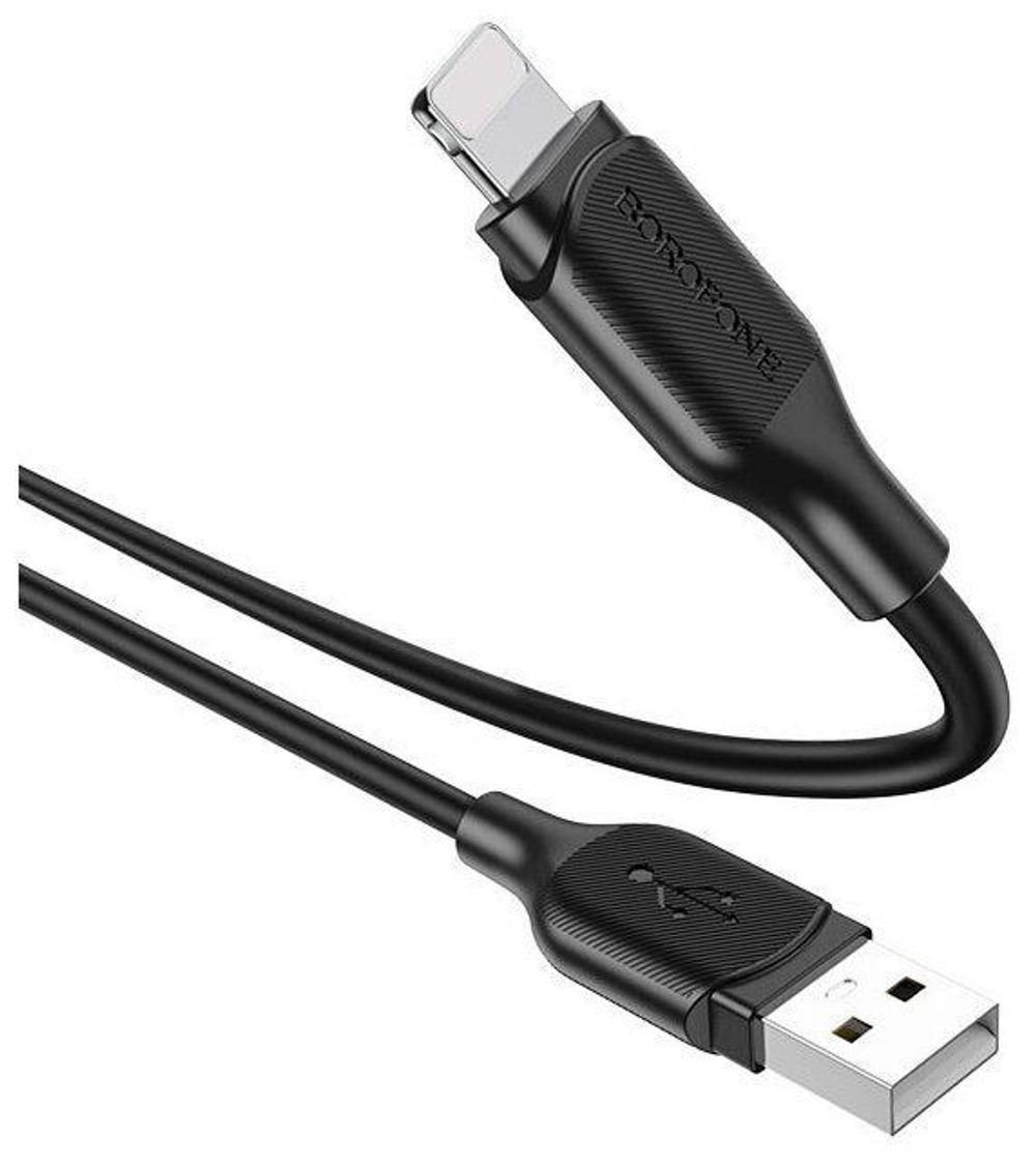 USB-кабель Borofone BX42, 1 метр для iPhone черный