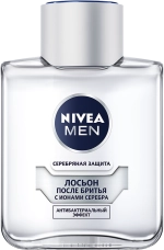 Nivea Лосьон после бритья Серебрянная защита 100мл