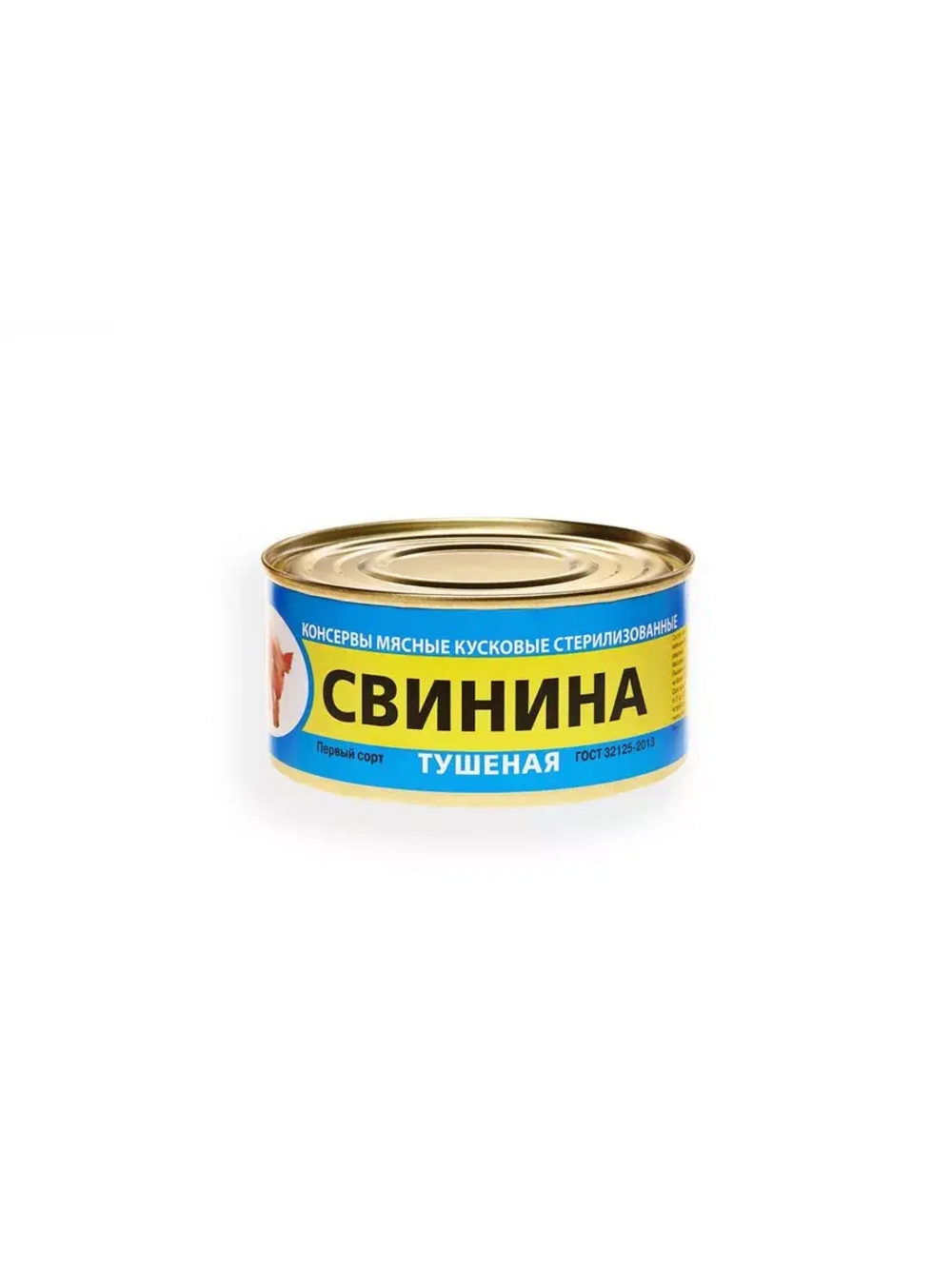 Свинина тушеная в/с ГОСТ 325 г 1шт