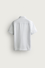 РУБАШКА REGULAR FIT ИЗ РЕЛЬЕФНОЙ ТКАНИ — ZARA · 3277/401