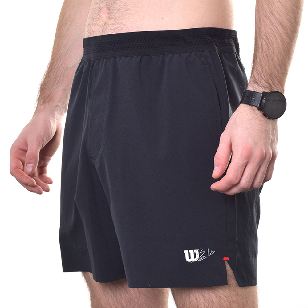 Мужские теннисные шорты Wilson Tournament Short 7" - black