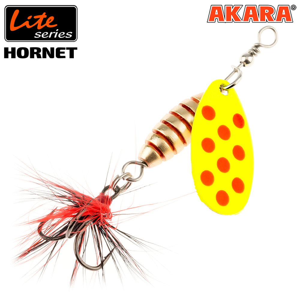 Блесна вращающаяся Akara Lite Series Hornet 1 3,5 гр. 1/8 oz. A37