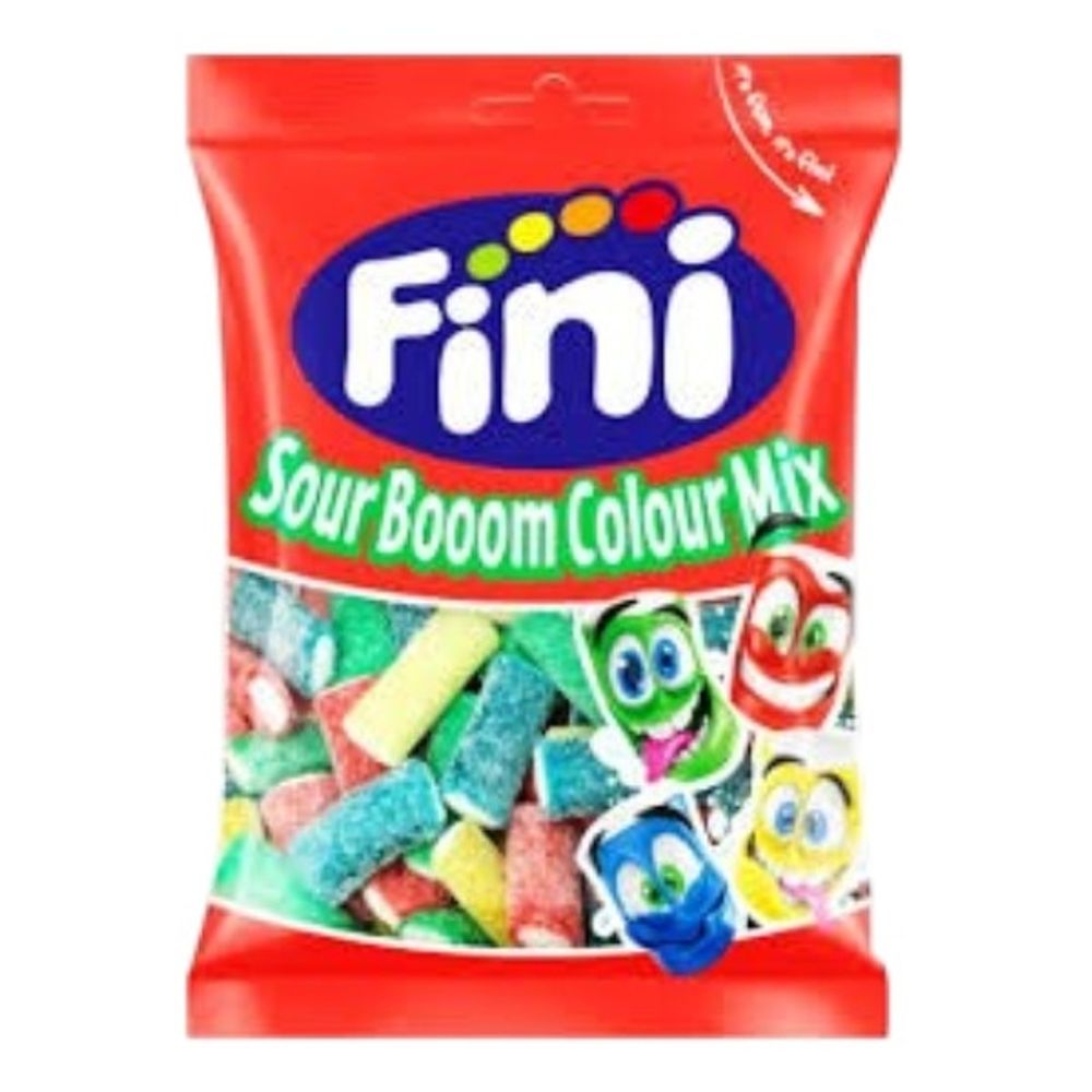 *Жев Мармелад Фини  90гр ПАЛОЧКИ Sour Boom Colour Mix (12) 6950