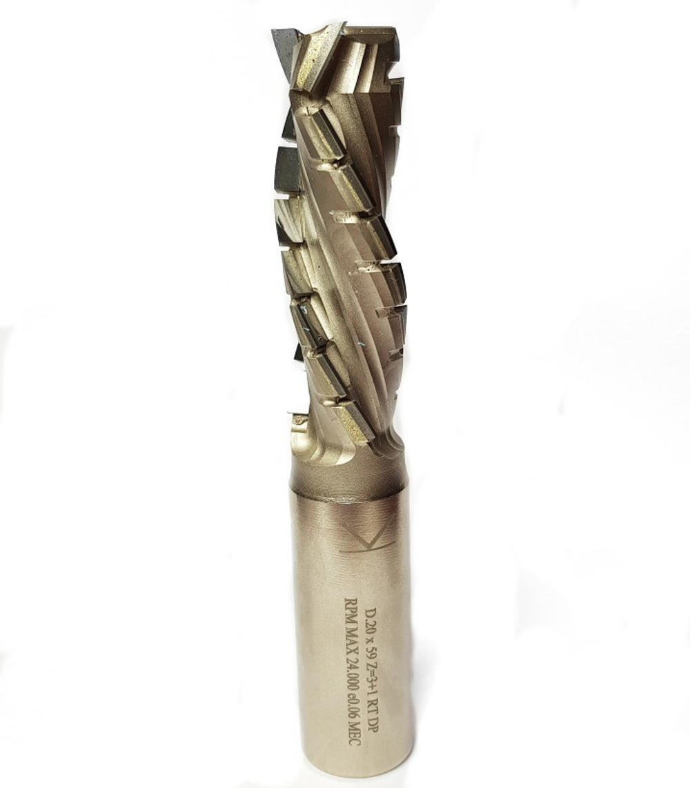 PCD фреза D.20x55 S.25х50 Z=3+3 "Speedy 2 Max" RH