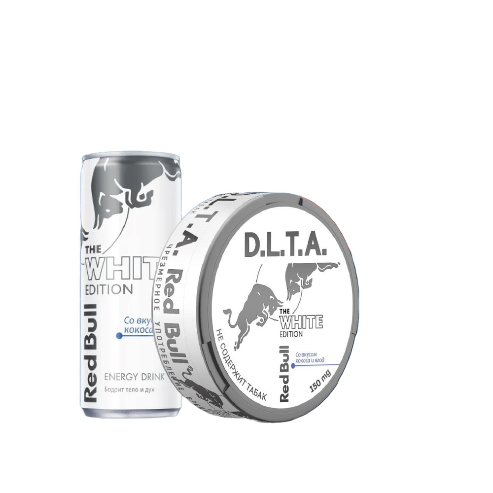D.L.T.A 150 MG RED BULL - THE WHITE Edition - Кокос и ягоды