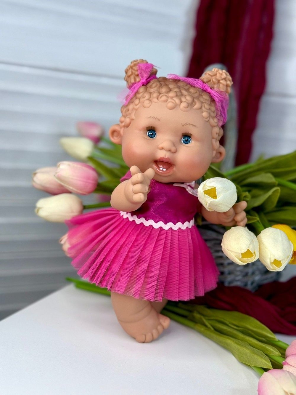 Кукла пупс для девочки 26см Пепоте с закрывающими глазками (N814G)