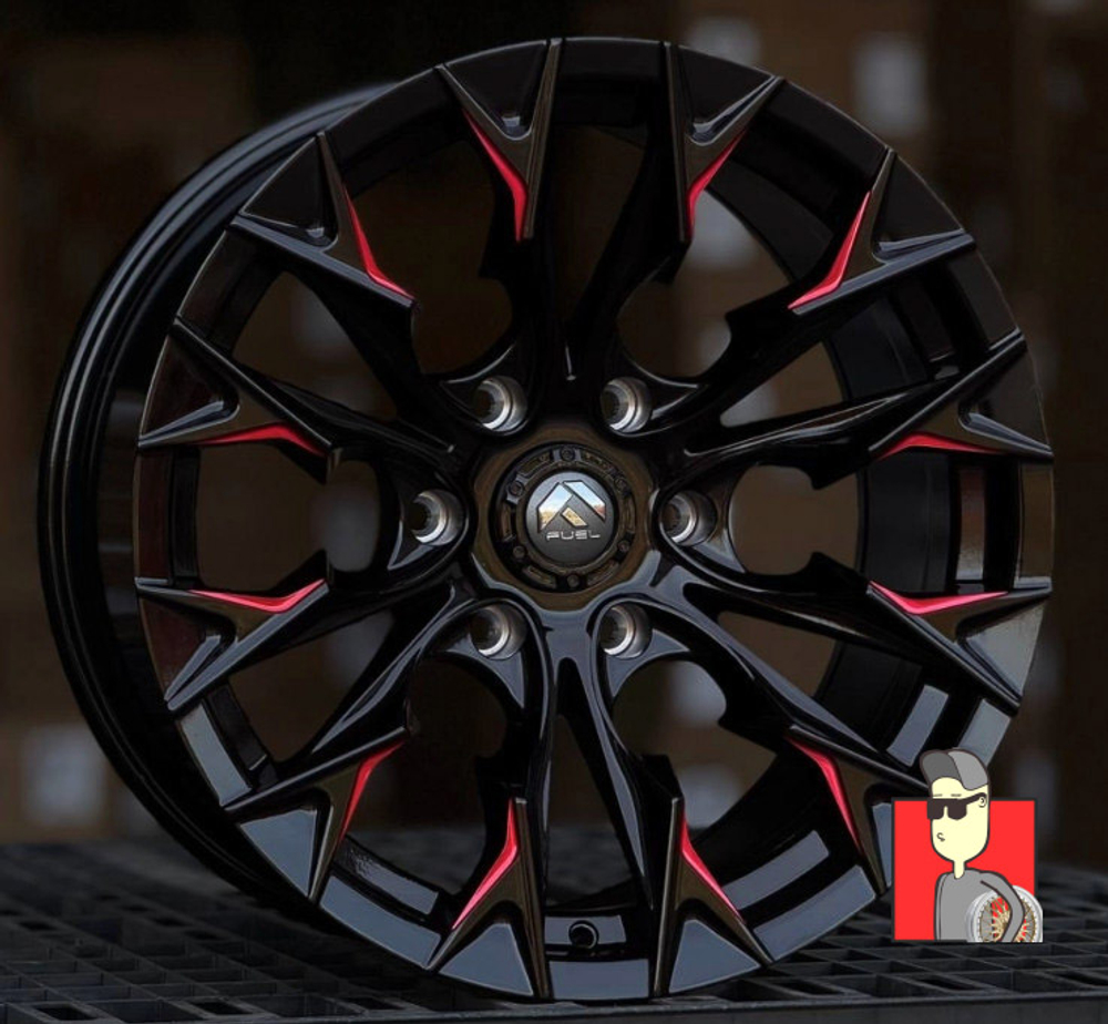 Комплект дисков Fuel Flame 18x9.5 et5 6x139.7