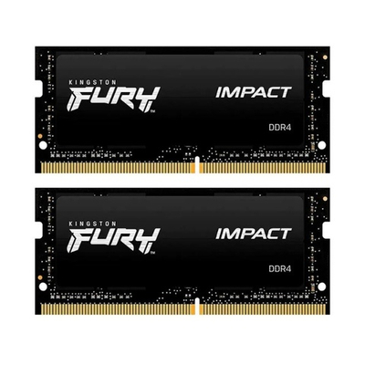 Оперативная память Kingston 32GB 3200MHz DDR4 CL20 SODIMM (Kit of 2x16GB) FURY Impact