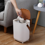 Сенсорное ведро для мусора 16 литров | песочное