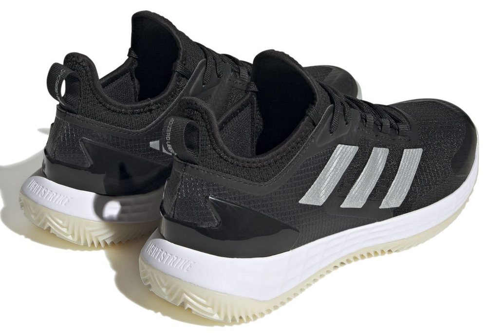 Женские Кроссовки теннисные Adidas Adizero Ubersonic 4.1 W Clay - core black/silver metallic/footwear white