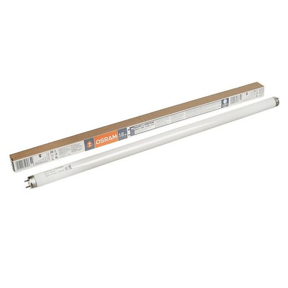 Лампа люминесцентная Osram L 18W/640 T8 18W 4000K G13 37030